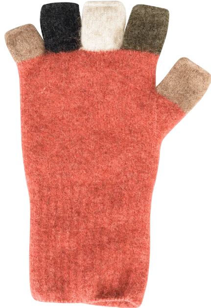 Multicolour Womens Fingerless Glove NX812