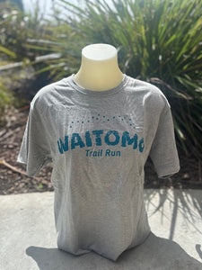 Waitomo Trail Run T-shirt Grey