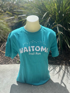 Waitomo Trail Run T-shirt Teal