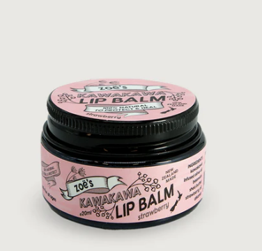 Zoe's Kawakawa Lip Balm -Strawberry