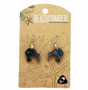BCJ1525E Paua Earrings Sml Kiwi