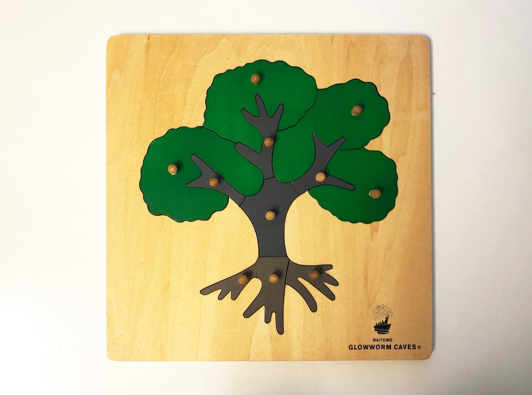 Puzzle Tree wooden with WGC logo