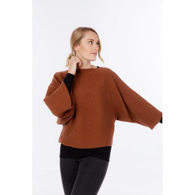 NB819 Batwing Oversize Sweater