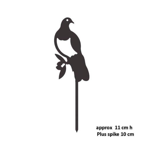 BAMD305 Kereru Mini Garden Art Black