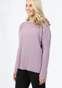 Ribbed Relaxed Sweater  Lilac - NB862