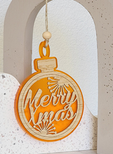Load image into Gallery viewer, Acrylic Bauble: Merry Xmas