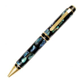 PN321 Gold Tip Paua Pen