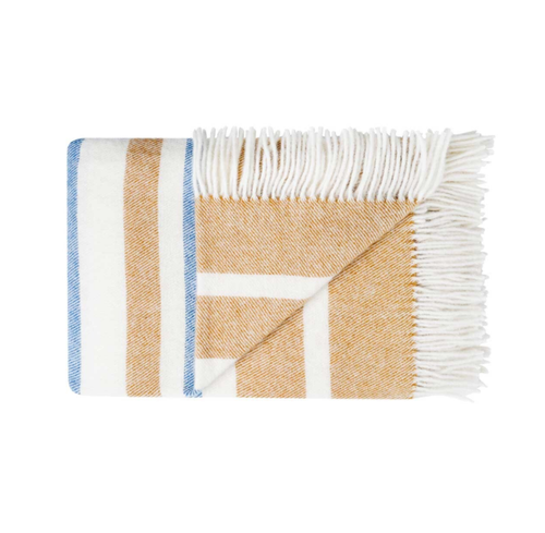 Matai Wool Throw CARAMEL 100% NZ Wool