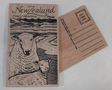 Load image into Gallery viewer, On1/3 Sheep Wooden Postcard