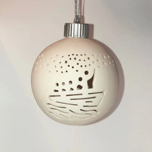 Load image into Gallery viewer, LED Ceramic Glowworm Cave Bauble Decoration