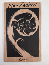 Load image into Gallery viewer, On1/45 Koru Wooden Postcard