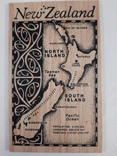 Load image into Gallery viewer, On1/1 Nz Map Wooden Postcard