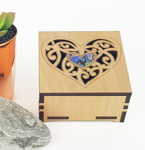 Small Trinket Box: KWW Heart